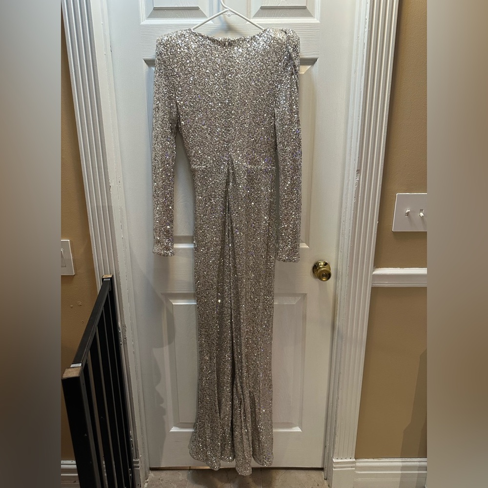 Bella and Bloom Here For the Party Sequin Jumpsuit - Picture 2 of 3